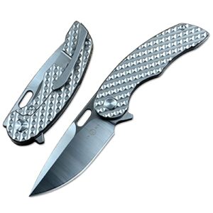twosun knife m390 fold satin blade flipper gift titanium handle ts177