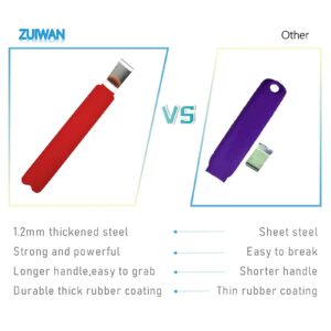 ZUIWAN 1Pcs Red 7 Inch Vinyl Siding Removal Tool - Hardened, Quenched, Frosted Non-Slip Grip Handle With Good Hand Feel,Mainly Used For House Vinyl Siding Installation And Removal