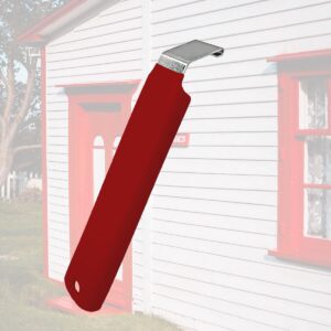 ZUIWAN 1Pcs Red 7 Inch Vinyl Siding Removal Tool - Hardened, Quenched, Frosted Non-Slip Grip Handle With Good Hand Feel,Mainly Used For House Vinyl Siding Installation And Removal