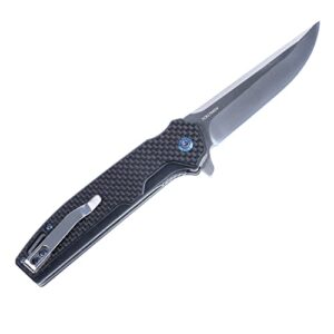 MASALONG pocket Folding Knife Kni243 7cr17 Blade With carbon fiber G10 Handle For Outdoor Portable Home Practical