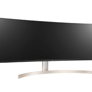 LG 49WL95C-WY 32:9 UltraWide Monitor 49" Dual DQHD (5120 x 1440) Curved IPS Display, HDR10, USB Type-C with 85W PD, sRGB 99% Color Gamut, Height/Swivel/Tilt Adjustable Stand - Black and Silver