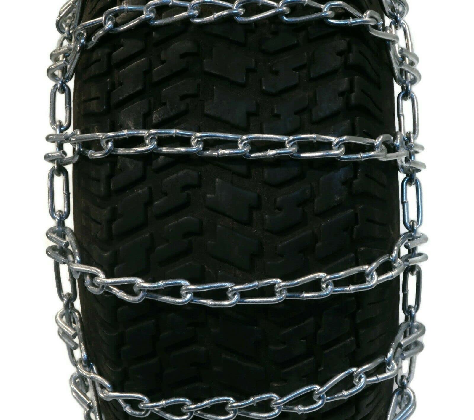 The ROP Shop | Pair of 2 Link Tire Chains 16x6.5x8 for Troy-Bilt & Ariens Snow Blower & Thrower