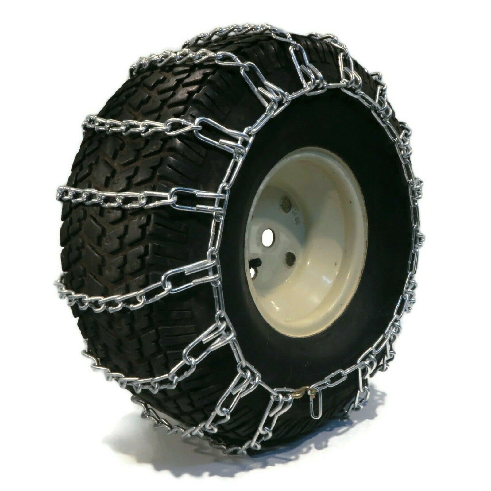 The ROP Shop | Pair of 2 Link Tire Chains 16x6.5x8 for Troy-Bilt & Ariens Snow Blower & Thrower