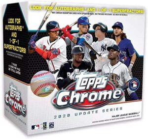 2020 topps chrome update baseball factory sealed mega box 7 packs of 4 cards 28 cards in all chase rookie cards of luis robert and randy arozarena