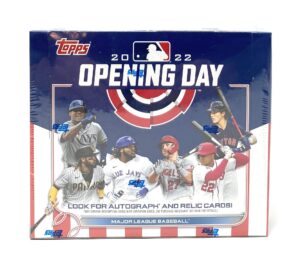 2022 topps opening day baseball hobby box (36 packs/7 cards: 36 inserts)