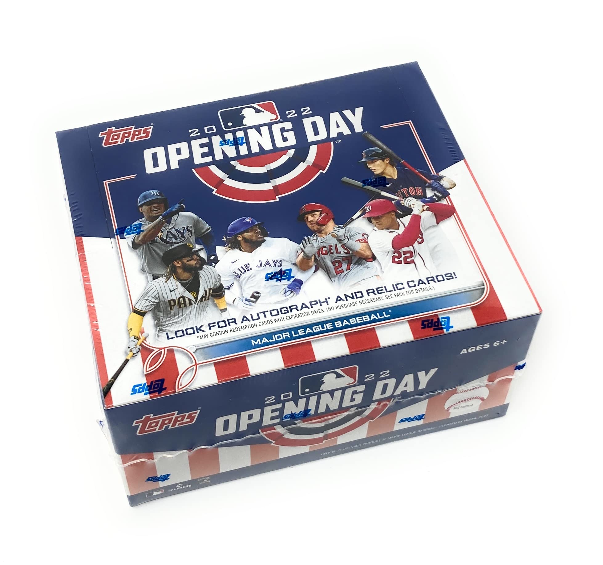 2022 Topps Opening Day Baseball Hobby Box (36 Packs/7 Cards: 36 Inserts)