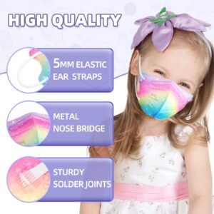 FENFEN Kids KN95 Face Mask Disposable - 50 Pack KN 95 Kid Masks Children Small Size Breathable Girls Kids KN95 Unicorn Mask Mascaras KN95 Para Niños