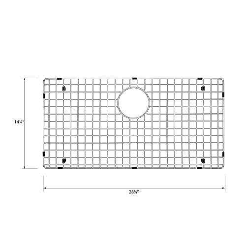 Karran GR-6021 Stainless Steel Bottom Grid 28 1/4" x 14 1/4" fits on QT-812 and QU-812