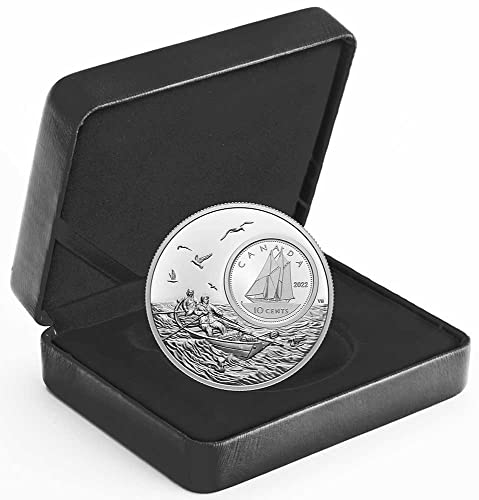 2022 DE Bigger Picture PowerCoin Bluenose 10 Cents The 5 Oz Silver Coin 10 Cents Canada 2022 Proof