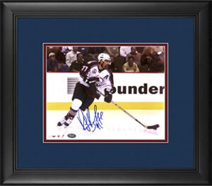 ray bourque colorado avalanche framed autographed 8" x 10" stanley cup photograph - autographed nhl photos