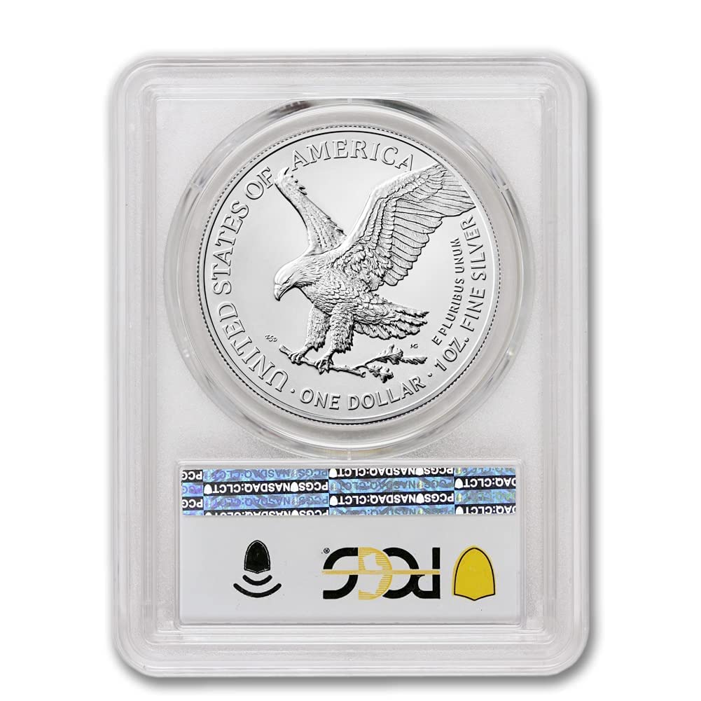 2022 (W) 1 oz American Silver Eagle MS-70 (First Day of Issue - Struck at the West Point Mint) $1 MS70 PCGS