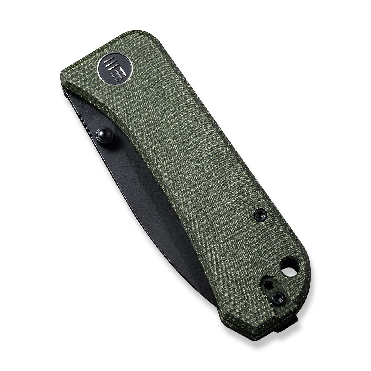 WeKnife Banter Pocket Knife for EDC, Ben Petersen Folding Knife with 2.9”S35VN Blade, Titanium Thumb Stud Opener 2004B (Black)