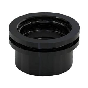 ymsdrain 2 inch drain base rubber seal/rubber gasket compatible for no hub linear drains (black)