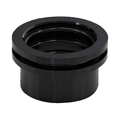 YMSdrain 2 Inch Drain Base Rubber Seal/Rubber Gasket Compatible for No Hub Linear Drains (Black)