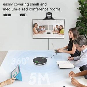 Tenveo 3X PTZ Camera Conference Room Camera 3X Optical Zoom + USB Speakerphone for Skype Zoom (VHD3U-M3)