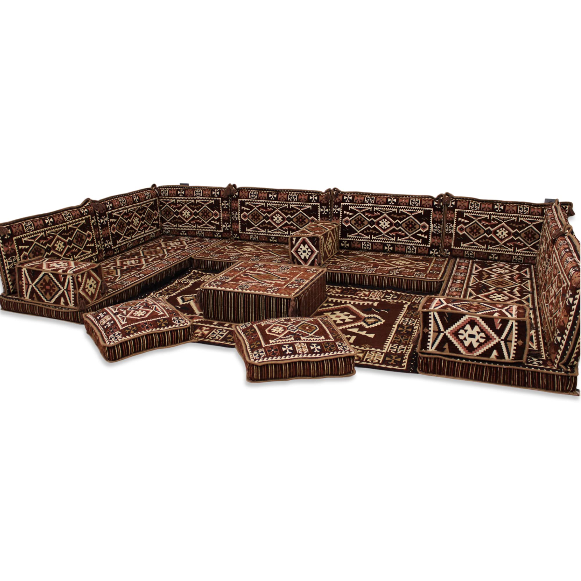 Arabic U Shaped Floor Sofa,Arabic Floor Seating,Arabic Floor Sofa,Arabic Majlis Sofa,Arabic Couches,Floor Seating Sofa MA 41 (High Quality FOAM)