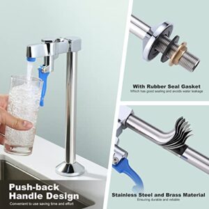 Glass Filler, iVIGA Deck Mount Glass Filler Faucet Glass Filling Station Water Station G1/2" Male Shank with Adapter for Hotel Restaurant Bar Dining Hall