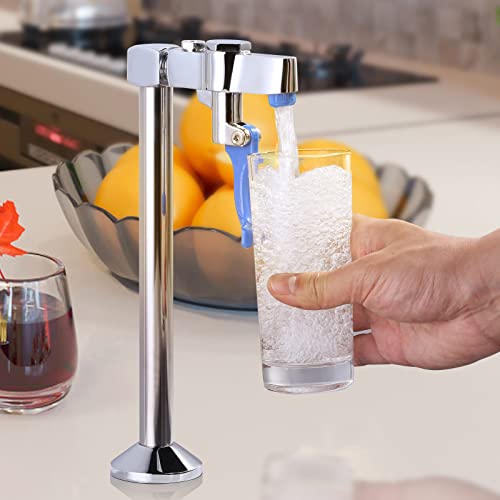 Glass Filler, iVIGA Deck Mount Glass Filler Faucet Glass Filling Station Water Station G1/2" Male Shank with Adapter for Hotel Restaurant Bar Dining Hall