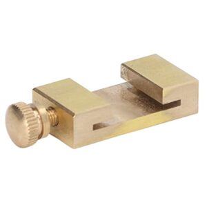 Fdit Ruler Stops Fences, Brass Scribe Steel Ruler Positioning Limit Block Angle Line Scriber Locator Woodworking Equipment