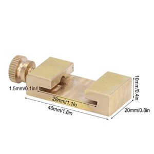 Fdit Ruler Stops Fences, Brass Scribe Steel Ruler Positioning Limit Block Angle Line Scriber Locator Woodworking Equipment