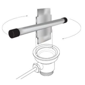 commercial sink drain tool