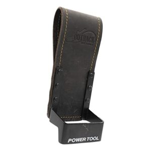ox tools pro oil tanned heavy duty air-gun holder with reinforced rivets & stitching – holds most air guns and drills ​
