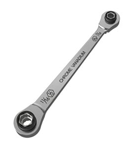 labear - sae 8 in 1 speed wrench, 8 in 1 double end reversible combination wrench, ratcheting wrench, 5/16",3/8",7/16",1/2",9/16",5/8",11/16",3/4"