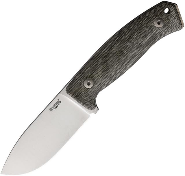 LionSTEEL M2M Fixed Blade Green Canvas LSTM2MCVG