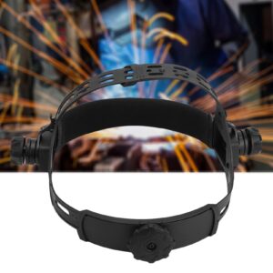 Welding Headband Plastic Welder Mask Adjustable Headgear for Solar Auto Darkening Welding Helmet Replacement Accessories(black)