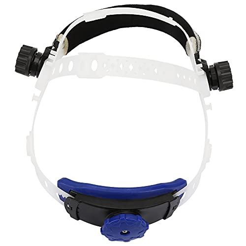 Welding Headband Plastic Welder Mask Adjustable Headgear for Solar Auto Darkening Welding Helmet Replacement Accessories(white)