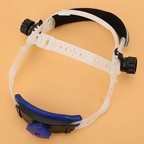 Welding Headband Plastic Welder Mask Adjustable Headgear for Solar Auto Darkening Welding Helmet Replacement Accessories(white)