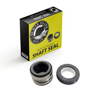 beaver island parts co. shaft seal fits jandy stealth mhp series r0445500 pump motor mechanical seal