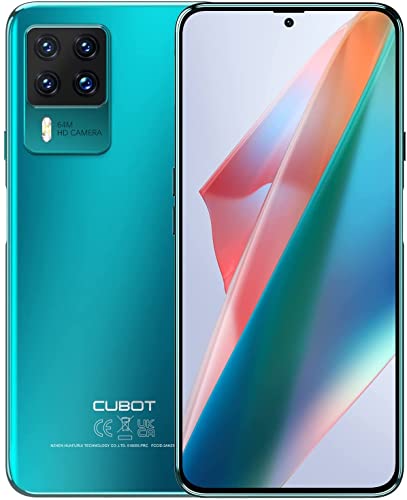 CUBOT Unlocked Android Smartphone, X50 Smartphone Unlocked, 6.67” FHD+ Screen Unlocked Cell Phone Android 11, 8GB + 128GB, 64MP+32MP Camera, 4G Dual SIM Unlocked Phones, 4500mAh Battery, US Version