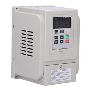liccx variable frequency drive, 110vac 50/60hz 1500w vfd inverter converter, vfd inverter frequency converter (single-phase input, 3 phase output)