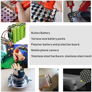 ZWJABYY 709A Battery Welding Machine,Pulse Spot Welder,110V-220V Battery Spot Welder and Soldering Station Portable,for 18650 Lithium-Ion Battery Pack Welding 0.3Mm Nickel Strip