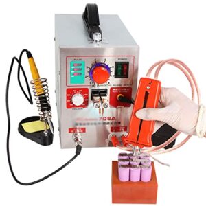 ZWJABYY 709A Spot Welding Machine Fixed Welding,Battery Spot Welders,Pulse Spot Welder,0.3Mm Battery Welding Machine,110V-220V Soldering Station Portable