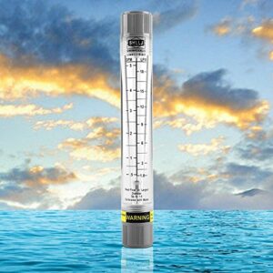 Plastic Tube Water Flow Meter Liquid Rotameter 0.5‑5 GPM / 1.8‑18 LPM Widely Used for Water Industrial