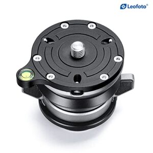 Leofoto LBQ-60S 60mm Leveling Base Half Ball Quick Adjust Leveler Head for Mr Q Ideal for LQ-324C & LQ-365C