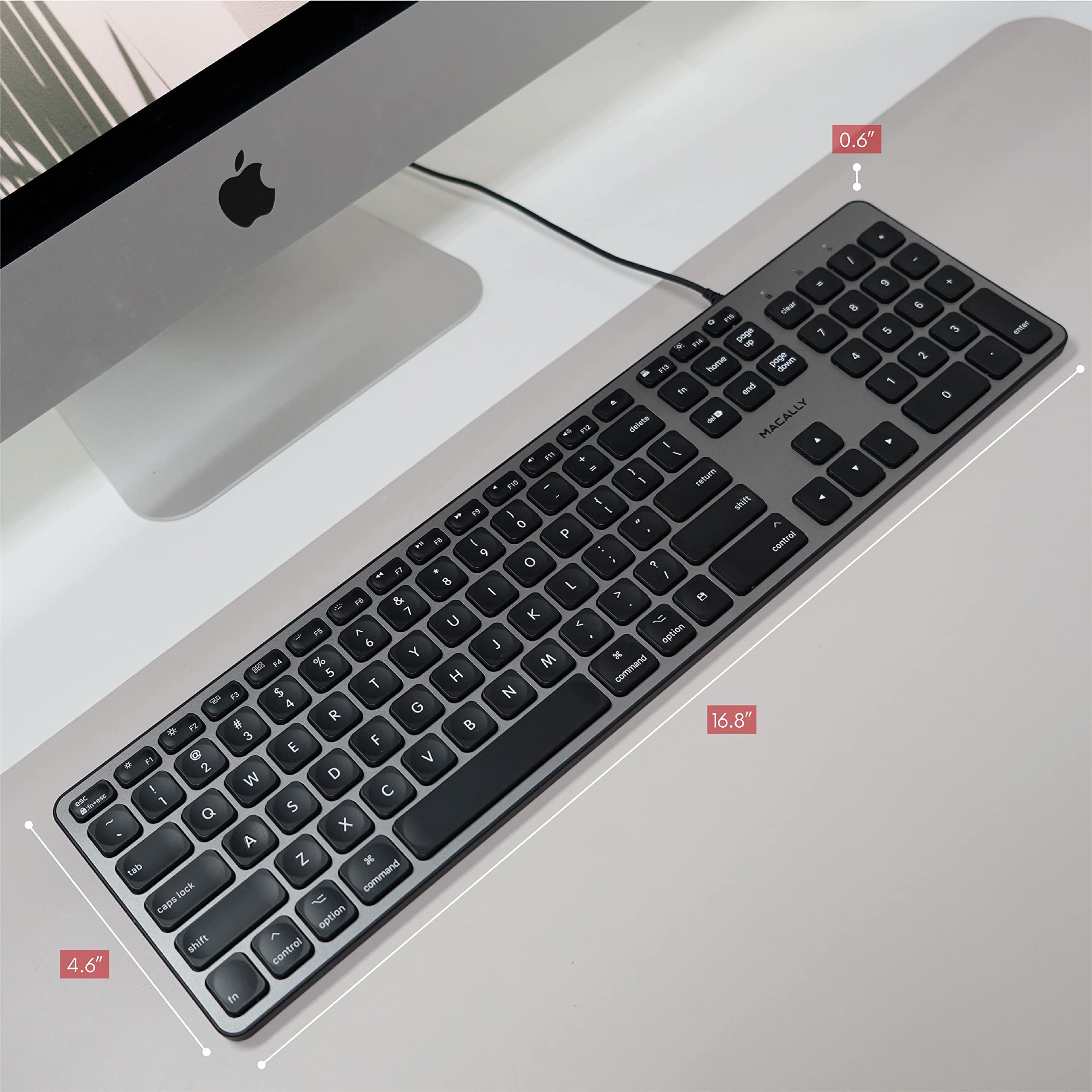 Macally Backlit Keyboard and Mouse Combo, Enhance Your Workflow