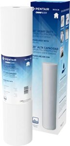 pentair omnifilter rs18-20 sediment water filter, 20-inch, whole house heavy duty spun polypropylene replacement cartridge, 20" x 4.5", 50 micron,white