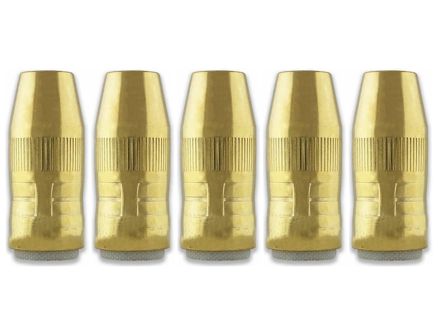 5-PK NS-1218B Nozzle Centerfire Slim 1/2" 1/8" Recess Brass For Bernard G-Gun
