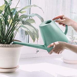 MINIMALISM Watering Can for Indoor House Bonsai Plants Outdoor Garden Flower Detachable Long Spout 1.8L 60oz 1/2 Gallon Green