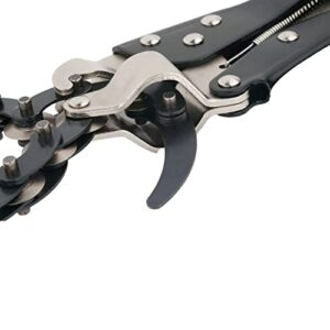 MacWork Tailpipe Cutter，Exhaust Tube Chain Cutter，Features Pipe Cutter Chain/Cutting Wheels，Black