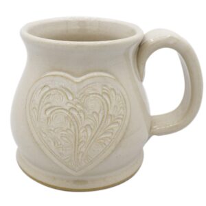 SHS Heart Mug USA Handmade 12oz Coffee Mug (Paisley)