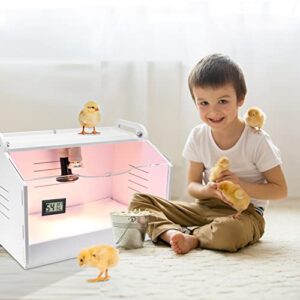 WIONBE Intelligent Brooder Box 10-15 Newborns Chicks Quail Birds Small Animals Manual Incubators Poultry Heater Breeding Box