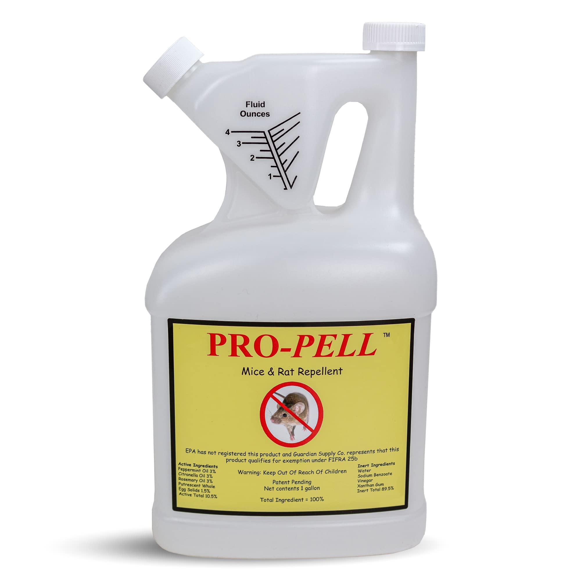 One Gallon Jug Pro-Pell Rodent Repellent Repells Mice & Rats. Makes 10 gallons