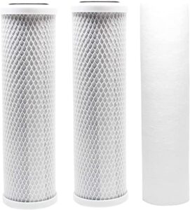 american water solutions filter set compatible to apec models roes-50, roes-75, ro-45, ro-90, ro-ph90, ro-perm, ro-pump, ro-hi, wfs-1000, roes-uv75, roes-ph75, roes-phuv75, roes-uv75-ss,