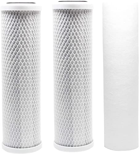 American Water Solutions Filter Set Compatible to Apec Models ROES-50, ROES-75, RO-45, RO-90, RO-PH90, RO-PERM, RO-Pump, RO-Hi, WFS-1000, ROES-UV75, ROES-PH75, ROES-PHUV75, ROES-UV75-SS,