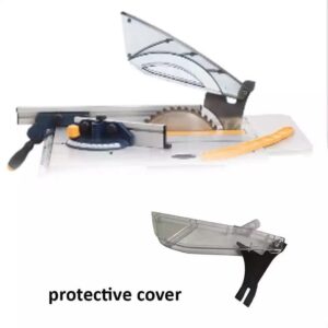 Stand Table Saw Protective Cover-Table Saw Protective Covers-Table saw dust cover-table saw blade guard-Anti Dust Case Clear Plastic Guard for 6-12 Inch Saw (R-shaped universal 6-10in)