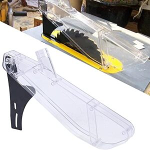 Stand Table Saw Protective Cover-Table Saw Protective Covers-Table saw dust cover-table saw blade guard-Anti Dust Case Clear Plastic Guard for 6-12 Inch Saw (R-shaped universal 6-10in)